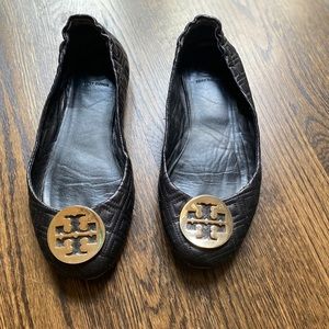 Tory Burch quilted flats
